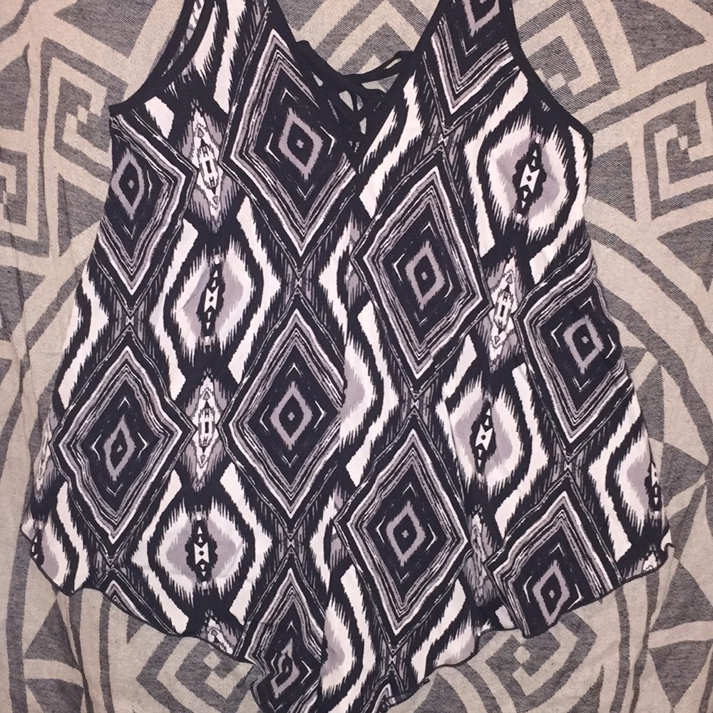 Black and white top